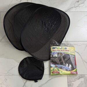 Enovoe Seat Back Kick Mats (2) & Window Covers (3)
